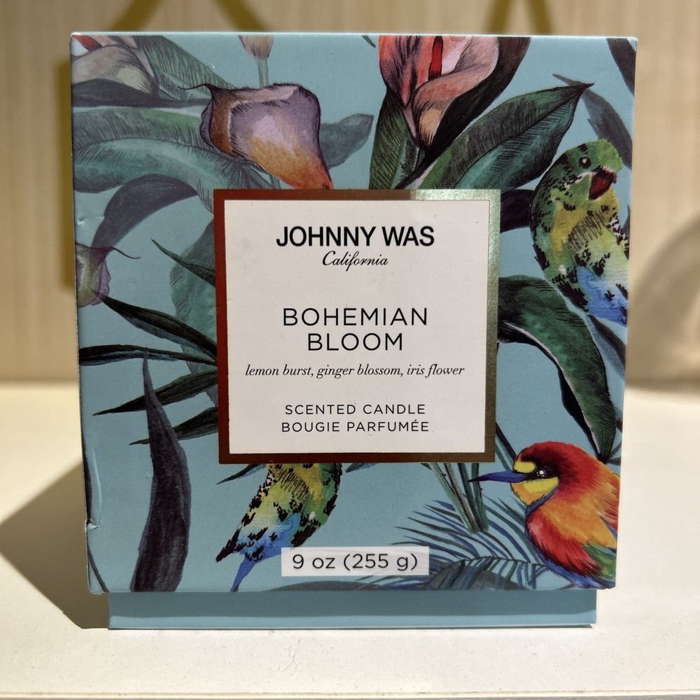 Johnny Was Bohemian Bloom Candle Multicolor 9oz. Scented Candle